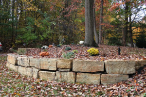 Boulder Retaining Wall